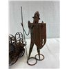 Image 3 : Metal Art Train Sculpture And Middle Ages Metal Figurine, Scrap Metal Art, Folk Art, Recycled Metal 