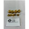 Image 1 : South African Police Uniform Buttons 4 Large, 5 Small