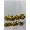 Image 2 : South African Police Uniform Buttons 4 Large, 5 Small