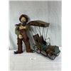 Image 1 : Folk Art Tin Car Plus Tall Hobo Man