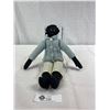 Image 1 : Vintage Black Rag Doll Boy, Total Length 13.5", Very Nice Condition, Black Americana