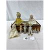 Image 1 : Vintage Japanese Bisque Penny Doll Lot From The 1920's 8 Collectible Miniature Bisque Dolls