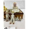 Image 2 : Vintage Japanese Bisque Penny Doll Lot From The 1920's 8 Collectible Miniature Bisque Dolls