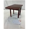 Image 2 : Very Charming Hand Made Salesman Sample Of Miniature Wooden Dropleaf Table From The 1930's, This Is 