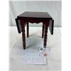 Image 3 : Very Charming Hand Made Salesman Sample Of Miniature Wooden Dropleaf Table From The 1930's, This Is 