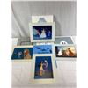 Image 1 : Set of 4 Disney Store Lithographs Commemorative In Original Envelope, The Aristo Cats, Lion King, Ci