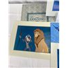 Image 2 : Set of 4 Disney Store Lithographs Commemorative In Original Envelope, The Aristo Cats, Lion King, Ci