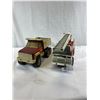 Image 1 : Vintage Tonka Metal Construction Truck Plus Tonka Fire Truck