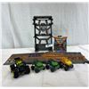 Image 1 : Nice Lot Of Monster Jam Vehicles And Off Road Track