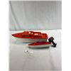 Image 2 : 2 Vintage Plastic Boats, Untested, Both Take Batteries