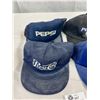 Image 2 : Nice Lot Of 4 Pepsi Cola Hats In Very Good Condition