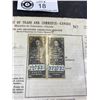 Image 2 : Department Of Trade And Commerce 1940 Weights And Measures Inspection Service With Hard To Find Stam