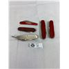 Image 1 : Nice Lot Of 5 Folding Knives, Military And Victorinox