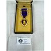 Image 2 : Original US WW2 Purple Heart Medal In Case Numbered #364127 On Rim