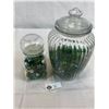 Image 1 : 2 Jars Filled With Marbles