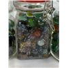 Image 3 : 3 Jars Full Of Marbles