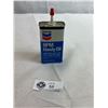 Image 1 : Vintage Chevron RPM Handy Oil 4oz Tin, Full