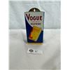 Image 1 : Original Vintage Vogue Cigarette Paper Tin Advertising Dispenser With Couple Of Matching Cigarette P