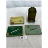 Image 1 : Vintage Original Tin Matches Holder And Sportsman, Macdonald's Export And Players Cigarette Tins