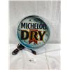 Image 1 : Michelob Dry Beer Bottle Cap Light-Up Sign - Tested And Works, 13"x3", Looks Great
