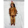 Image 1 : Antique Circa 1895 Indian Doll by Bahr Proschild. With Clay Body and Original Cloth Shoes.Missing Le