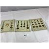 Image 1 : 3 Sheets of Vintage Metal Buttons, Salesman Samples Very Nice Buttons