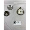 Image 1 : 1940's Waltham Pocket Watch & Crown Watch Parts
