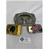 Image 1 : Vintage Western Wear- Stone Belt Buckles & Cazadores Pewter BuckleVintage Western Wear- Stone Belt B