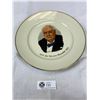 Image 2 : Royal Doulton Hand Painted Cabinet Plate & Churchill 1874-1965- West Germany