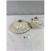 Image 2 : Vintage Simpsons Potters Solian Wre Chinz Domed Cheese Plate & Creamer