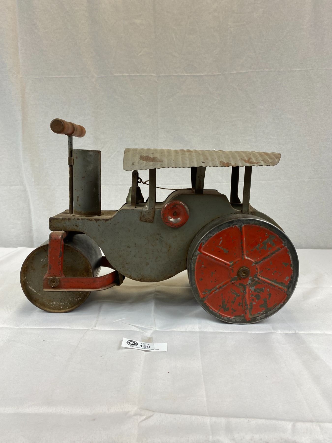 Keystone Ride 'em Steamroller A Vintage 1920's Keystone Ride Em Steam Roller 60 Pressed Steel Toy ...