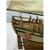 Image 3 : A 23''x20'' Wooden Sailboat (The Halifax) On Stand