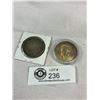 Image 1 : Commemorative WWII Nazi German Rommel and Hitler Coins