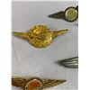 Image 2 : Vintage Airline Junior Pilot and Stewardess Pins Badges