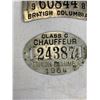 Image 2 : Lot of 3 BC Chauffeur Badges