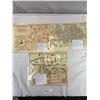Image 1 : 3 Reproduction Maps from The Public Archives of Canada. 14 3/4" x 11 7/8" All Show Wear But Would Lo