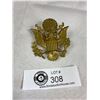 Image 1 : WWII US American Officers Cap Badge