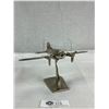 Image 2 : Nice Stainless steel airplane desk décor 5 1/5 x 5