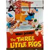 Image 1 : 12 x 15 Walt Disney Big Bad Wolf Three Little Pigs wall art on wood