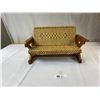Image 2 : Nice Wicker Doll Basket with wicker couch and wooden cradle