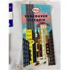 Image 2 : Vintage Lot of Road Maps Shell, Texaco, Etc