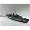 Image 1 : 2 Large Battleship Models With Motors (No Controllers - as found) 53" [LOCAL PICKUP]
