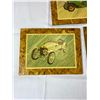 Image 3 : Nice Lot of 5 Antique Car Pictures on Wood