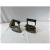 Image 2 : Nice Lot of 2 Antique Irons