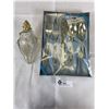 Image 1 : Nice Vintage 1 piece set still in package utensils plus a shell decanter colonge bottle