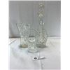 Image 1 : Nice Crystal and Glass Lot Decanters Vases Etc.