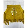 Image 2 : Native Leather Kids Vest and Beaded Chest Plate