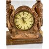 Image 2 : Vintage Cowboy and Cowgirl Clock with two Horses as found