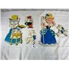 Image 1 : 1950's Dolly Toy Company Wall Art 5 Pieces Bo Peep/Cats