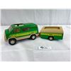 Image 1 : Vinatge Tonka Camper Van and Trailer
